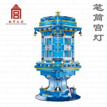 XQ-18001 积木文具系列笔筒宫灯