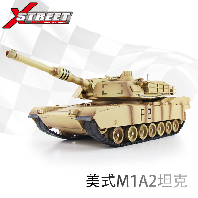 XQTK24-1 1：24 土黄色 美式M1A2坦克